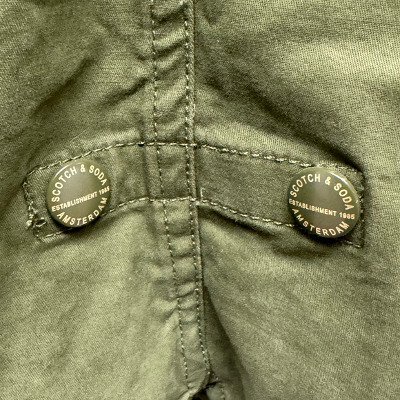 Scotch & Soda Men’s Olive Green Parka Jacket XXL NWT Sherpa Lined Hooded Coat - Picture 14 of 16